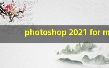 photoshop 2021 for mac